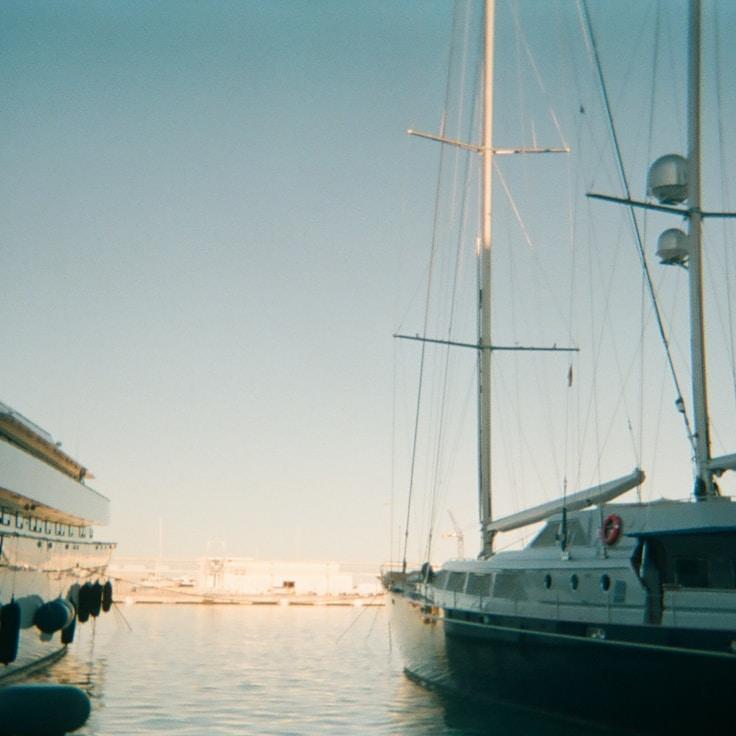 Yachting lifestyle scene